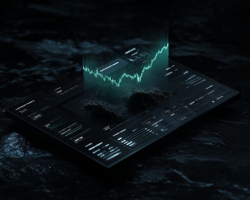 Ambiente di lavoro moderno di Digital Business Consulting con tecnologie all'avanguardia